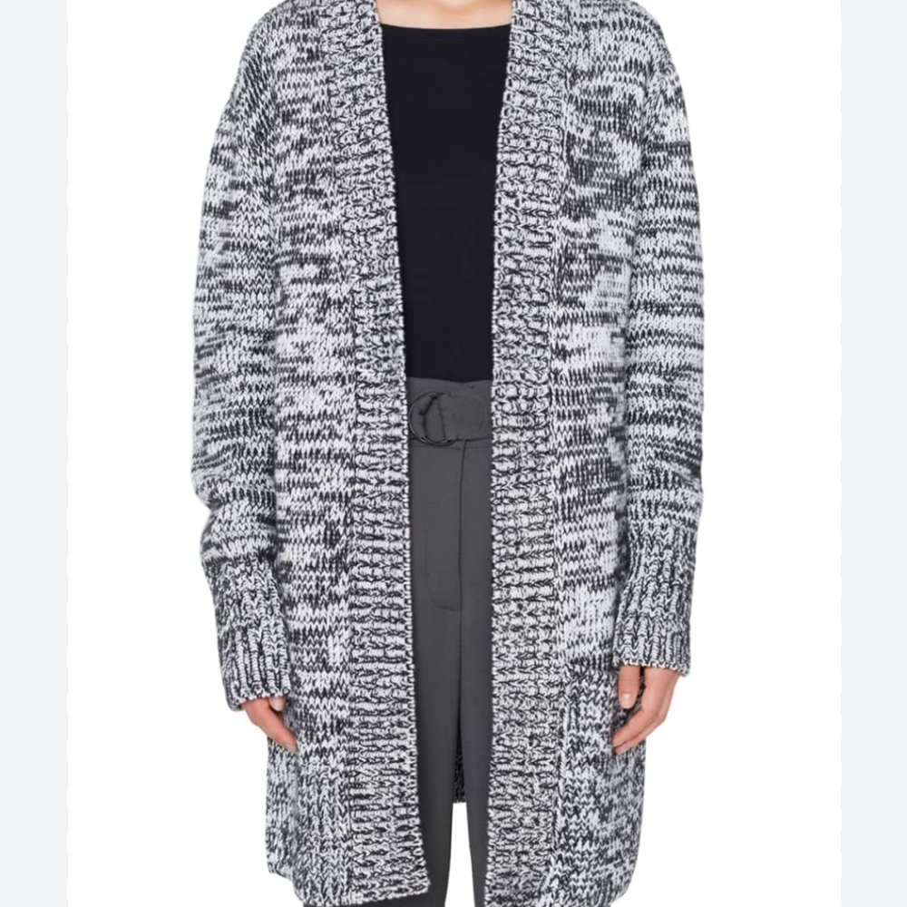 Akris punto sz 6 open front cardigan